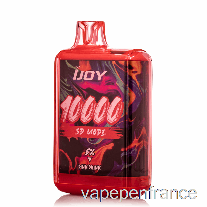 Ijoy Bar Sd10000 Stylo Vape Jetable Rose